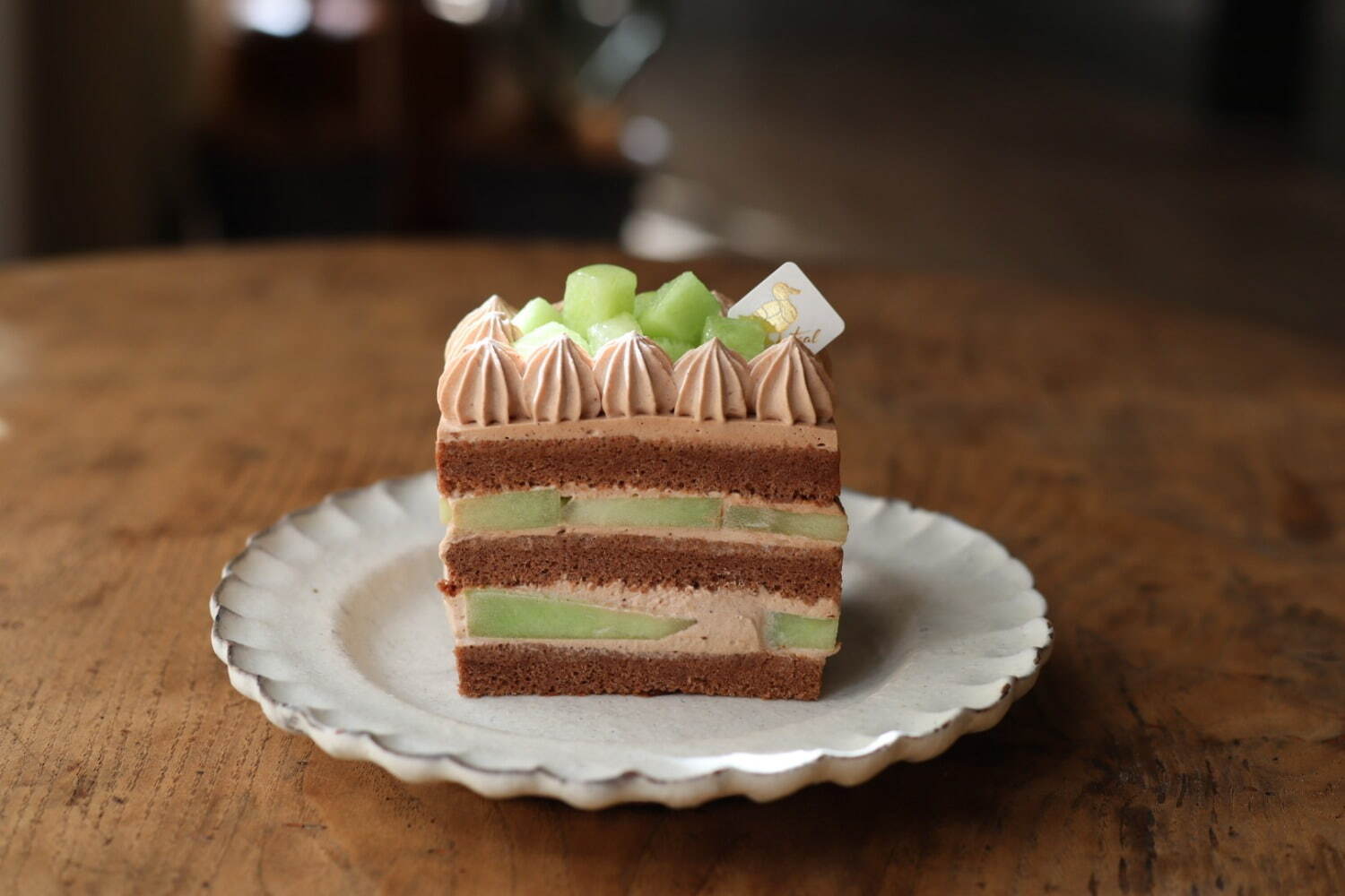 メロンのショートケーキ 1,296円