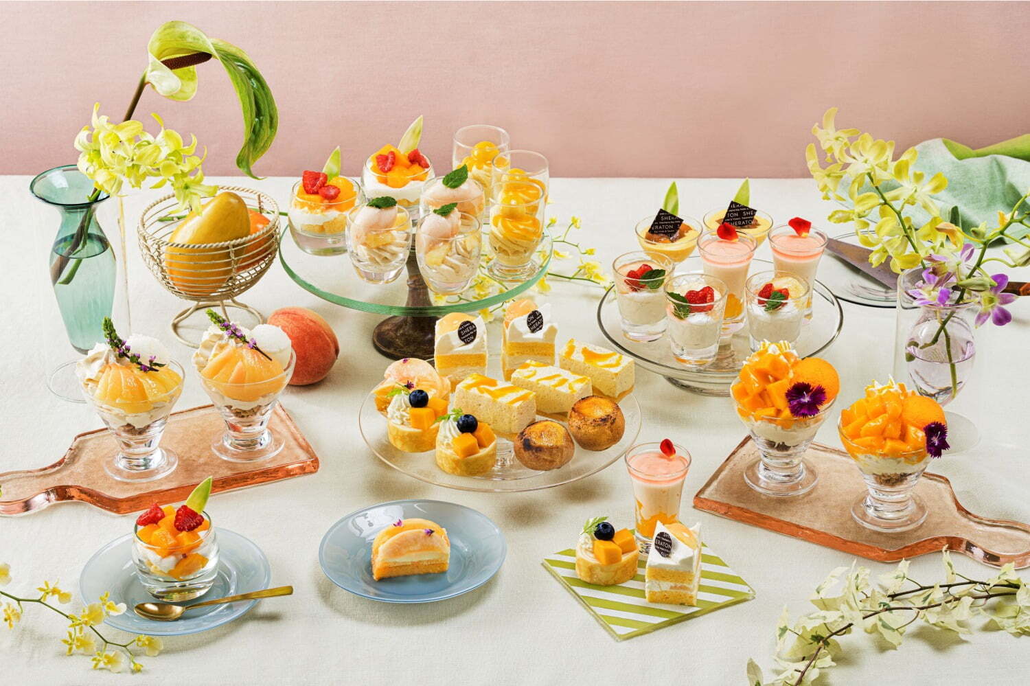 サラダ｜横浜ベイシェラトン ホテル＆タワーズ“ピーチ＆マンゴー”ビュッフェ、パフェや桃タルトなど