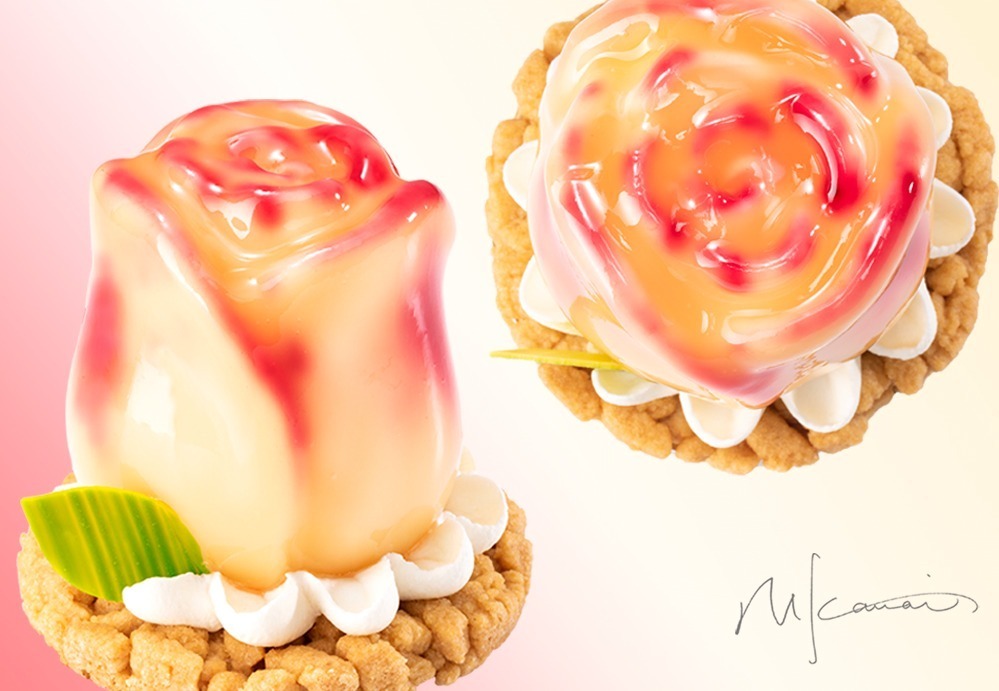 「咲き初めのピーチメルバ」810円