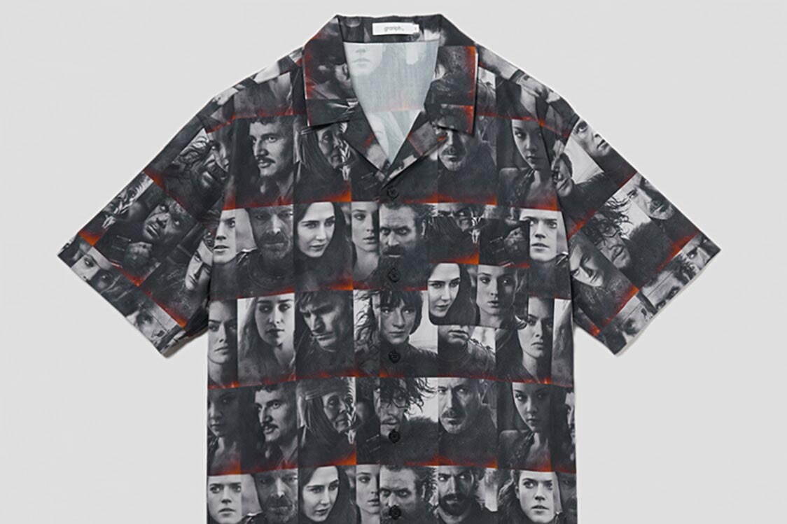 グラニフ×ゲーム・オブ・スローンズ、陰謀と策略が渦巻く開襟シャツや作品ロゴTシャツなどコラボアイテム｜ならファミリー