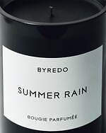 バイレード新作フレグランスキャンドル、“暑い日の雨”着想