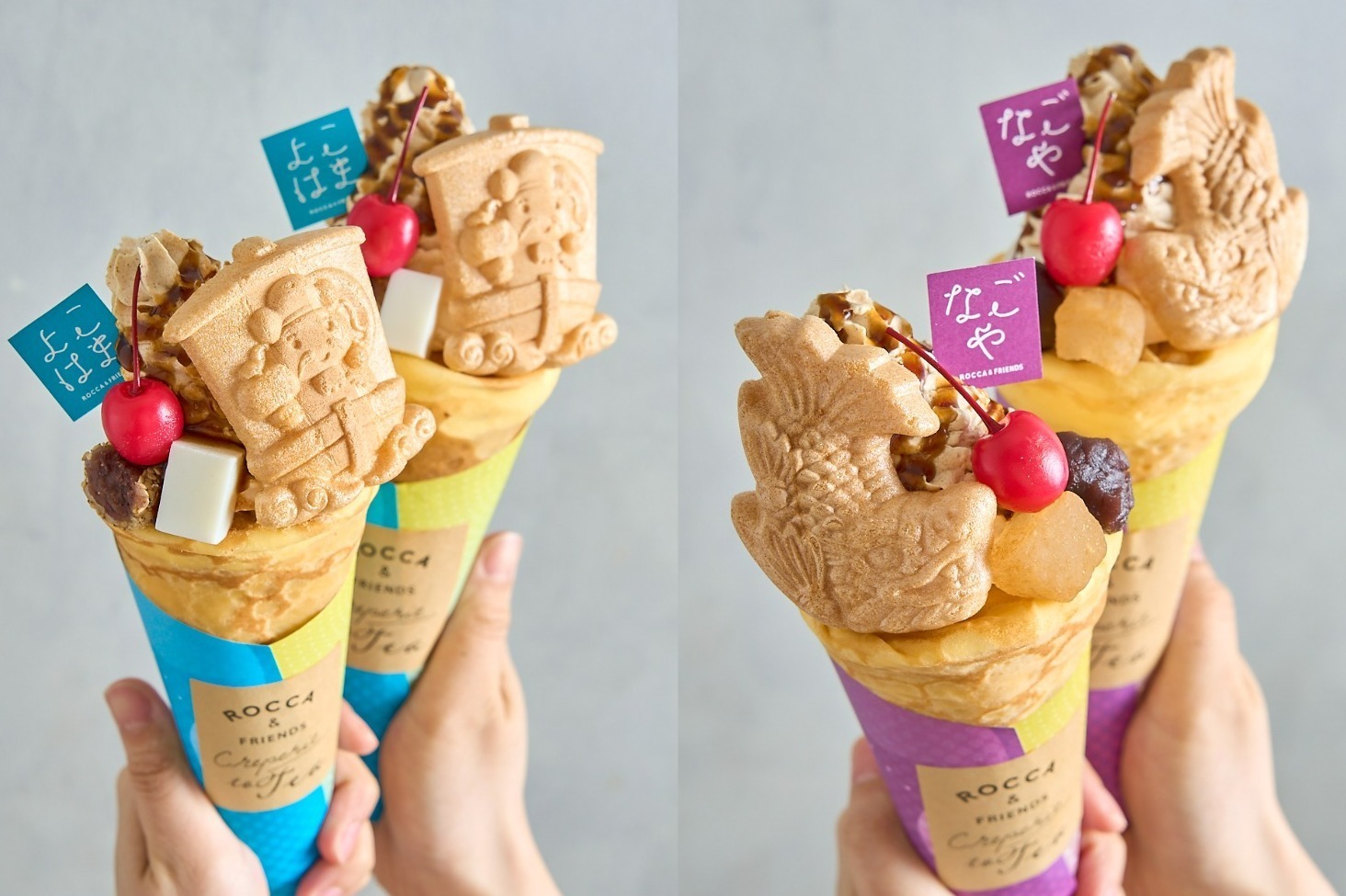 ご当地グルメ｜名古屋＆横浜の「ご当地限定クレープ」ロッカアンドフレンズで、“鯱もなか×プリンアラモード”味など