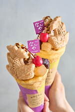 名古屋＆横浜の「ご当地限定クレープ」ロッカアンドフレンズで、“鯱もなか×プリンアラモード”味など｜写真2