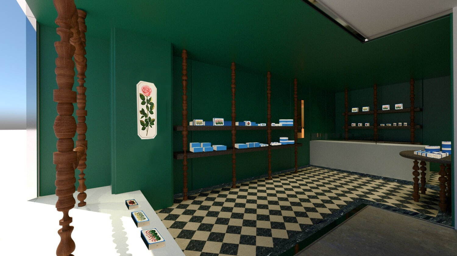 「ルル メリー」初路面店が渋谷に、“フラワー柄”など新作ショコラ＆緑の限定パッケージのサブレも｜写真8