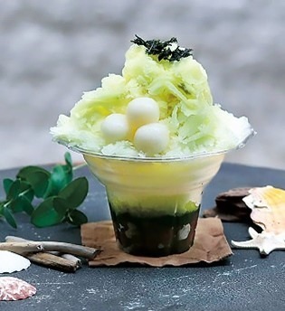 チャガマ(chagama)「煎茶かき氷」756円