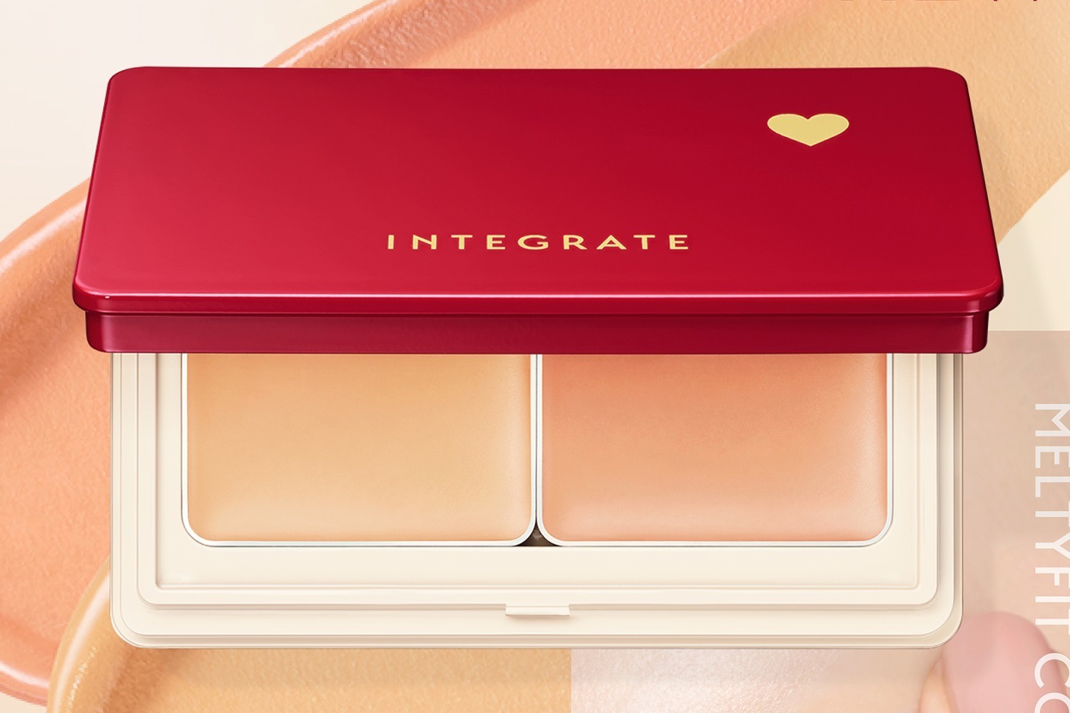 コンシーラー｜インテグレート23年秋ベースメイク、“とろけて密着カバー”する指塗り簡単コンシーラーパレット