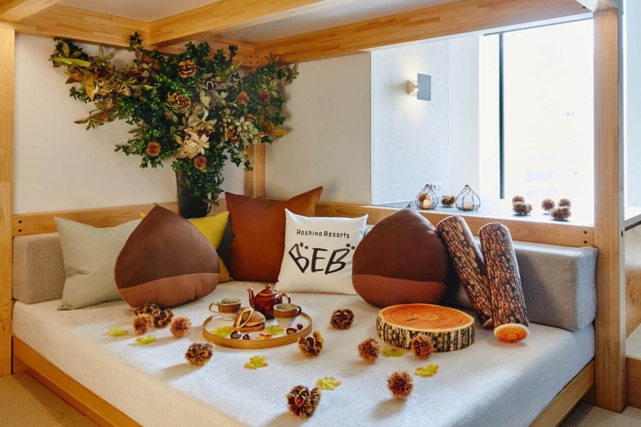 モンブラン｜星野リゾート BEB5土浦の“マロン尽くし”宿泊プラン、焼き栗ごろごろモンブラン＆栗モチーフの客室