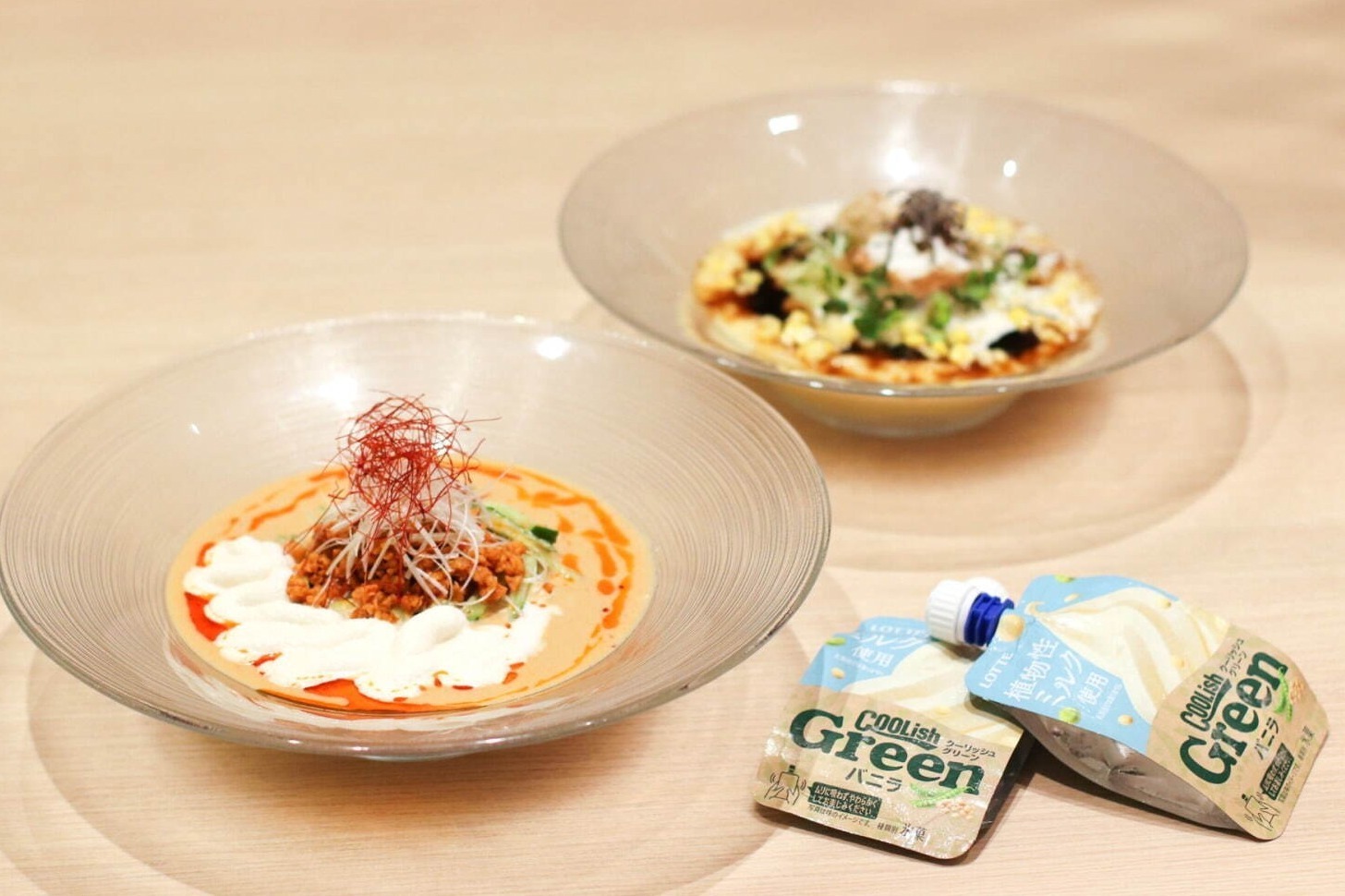 GREEN｜ロッテ「クーリッシュ」×そうめん専門店「そうめん そそそ」冷やし担々そうめんwithクーリッシュ
