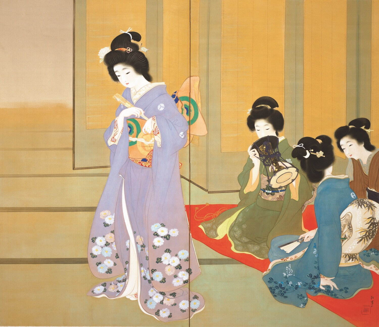 上村松園《舞仕度》1914年 京都国立近代美術館