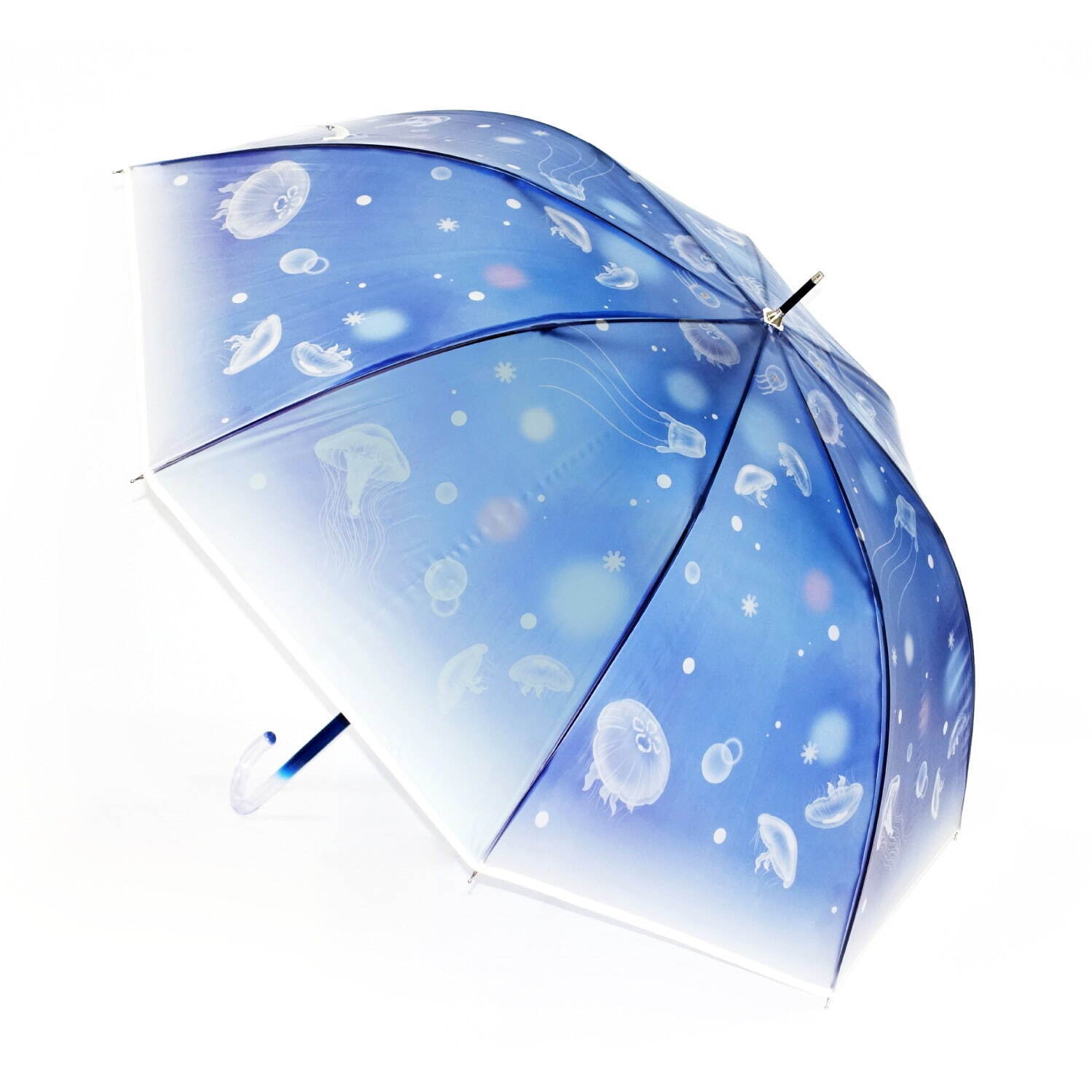 新江ノ島水族館×Wpc.のコラボ雨傘、“クラゲ”や“イワシ”を描いた長傘＆折りたたみ傘｜写真3