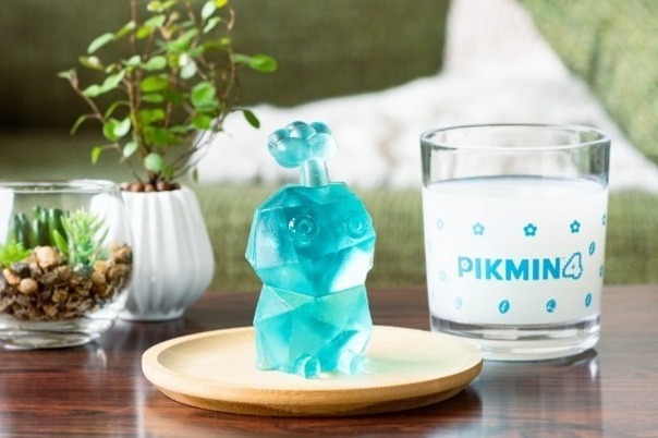 任天堂ゲーム『ピクミン4』の新キャラ“氷ピクミン”が作れる製氷機、ロゴ入りグラスとセットで