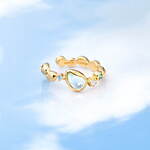 カナル 4℃23年夏ジュエリー、“青空や波”モチーフのブルートパーズネックレス＆ピアス｜写真6