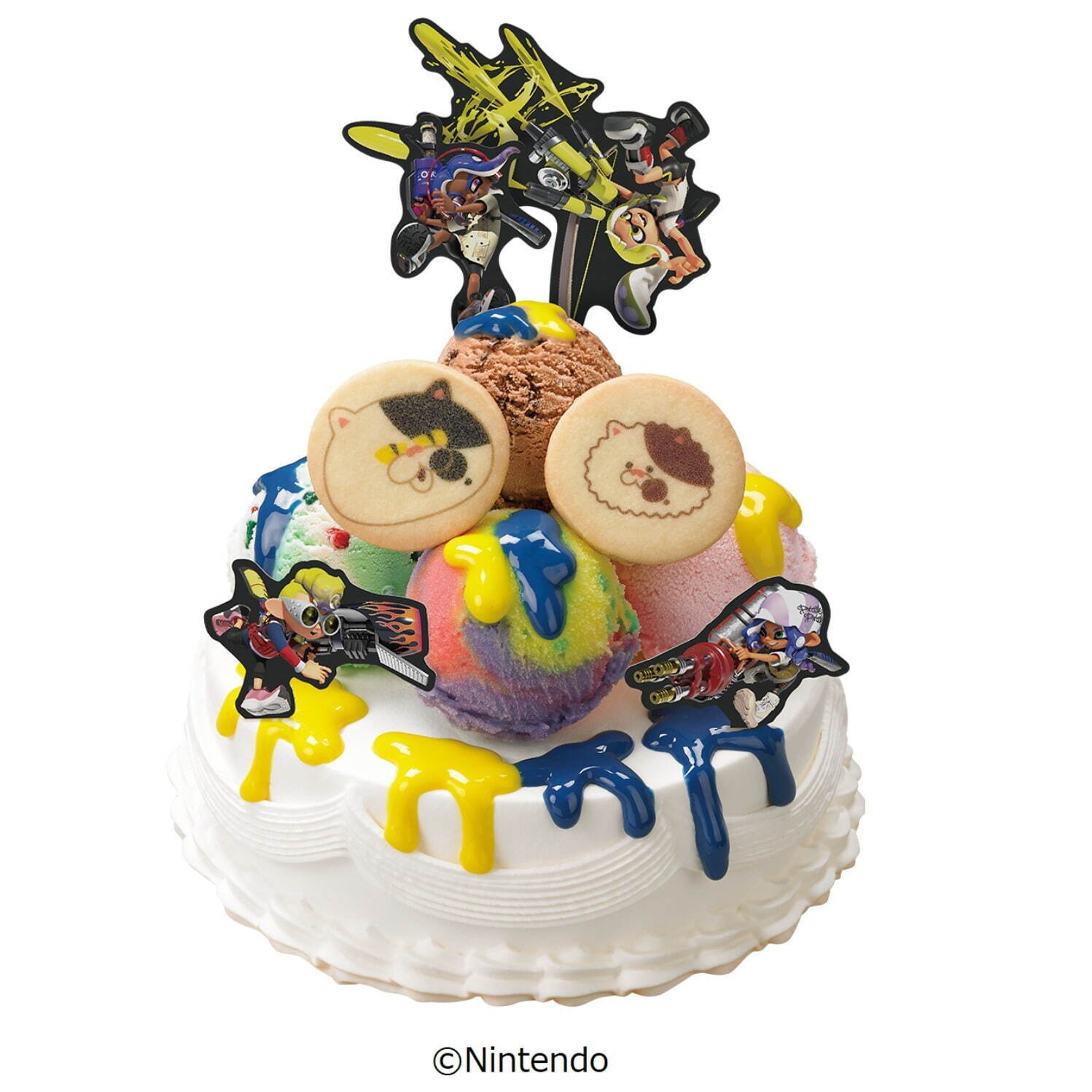 スプラトゥーン 3 31 デコケーキ 参考価格 4,300円