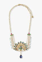 アナ スイ“マハラジャ”着想の新作アクセサリー、象＆クジャクが彩るネックレスやピアス｜写真4