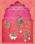 アナ スイ“マハラジャ”着想の新作アクセサリー、象＆クジャクが彩るネックレスやピアス｜写真1