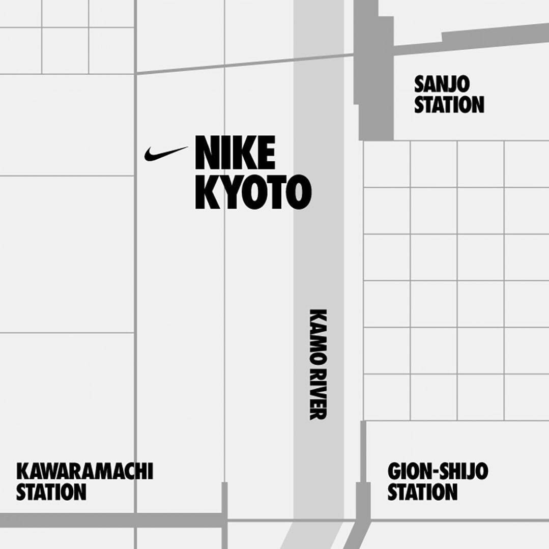 ナイキ京都」京都バル アネックスにオープン、メンズ＆ウィメンズの