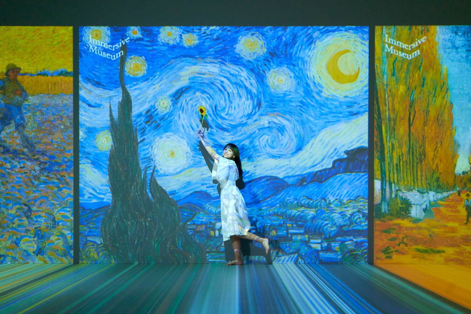 名画の中に“没入”体験型展覧会「イマーシブミュージアム」東京で、ゴッホなどポスト印象派の名画を映像化｜写真17
