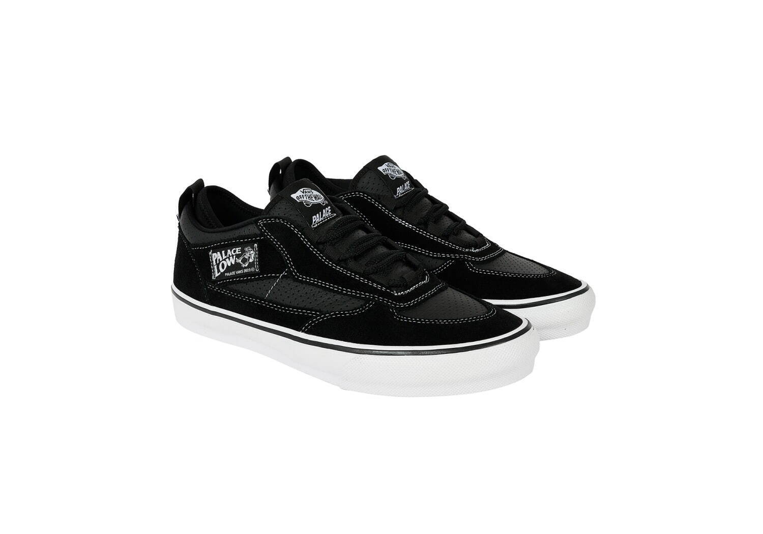 パレス スケートボード×VANSのコラボスニーカー、スエード