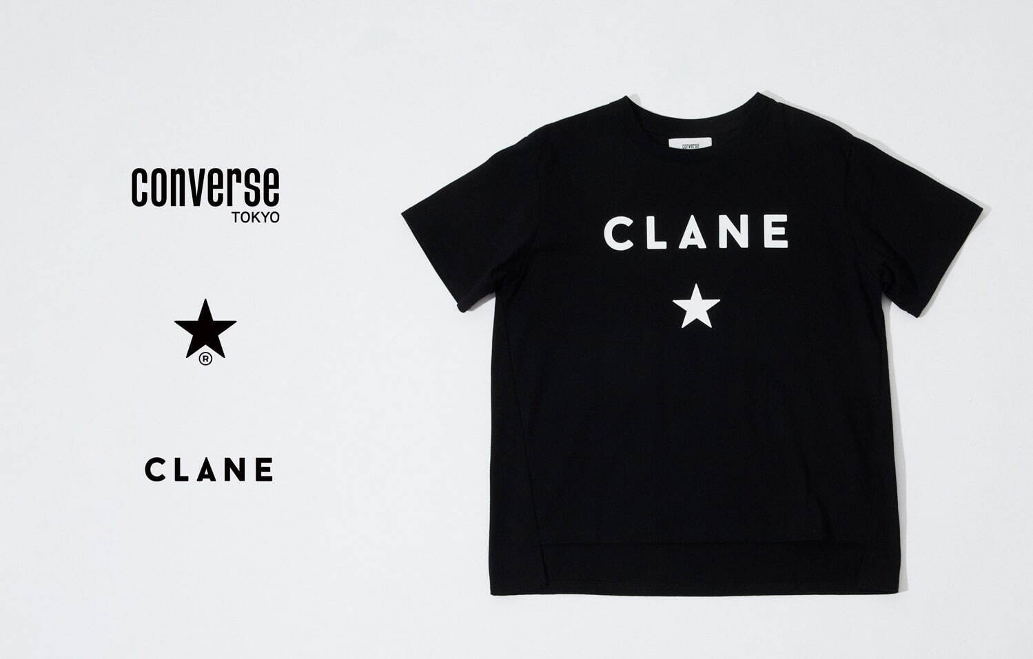 コンバース トウキョウ × クラネ、過去のコラボウェアを復刻！アイコンロゴ入りTシャツなど｜写真3