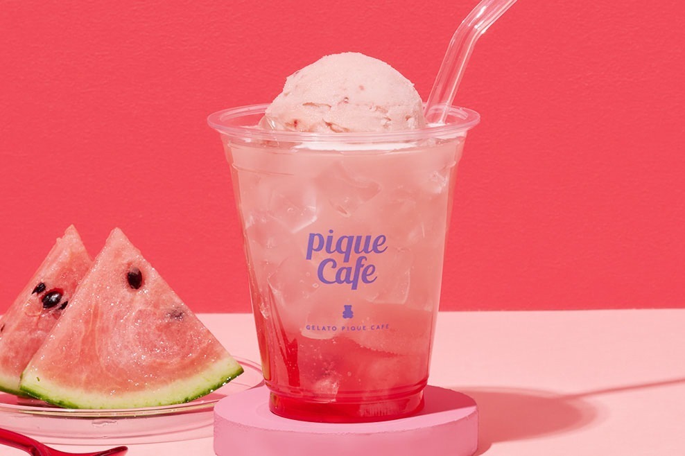 ジェラート ピケ カフェの夏限定ジェラート＆アイスフロート - スイカやピーチ、メロンなど全5種類