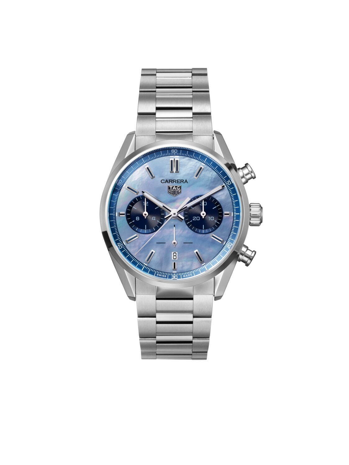 タグ・ホイヤーの新作腕時計「カレラ クロノグラフ」ブルーの 