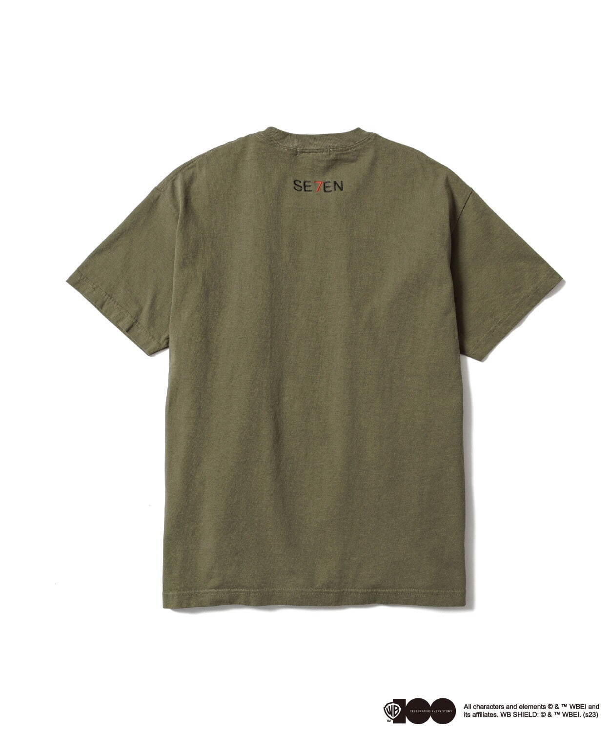 フラグスタフ×映画『セブン』“SE7EN”ロゴ入りTシャツ、ワーナー