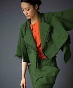 HaaT新作ウェア、“2種類のフリンジ”を効かせたジャケット＆刺繍ステッチ入りポンチョなど｜写真1