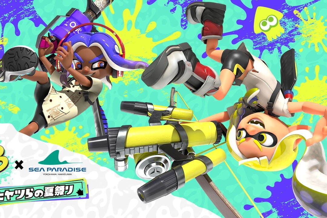 横浜・八景島シーパラダイス × スプラトゥーン3、ゲーム音楽を使ったイルカショーや海の生きもの展示