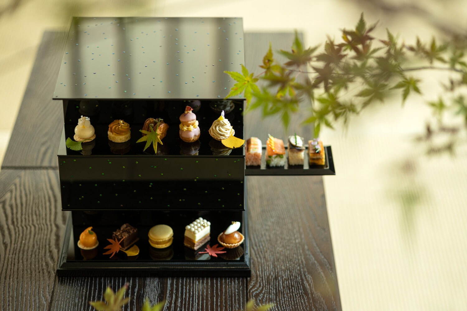 星のや東京“茶の湯”着想の秋アフタヌーンティー、和栗モンブラン＆スイートポテトなど｜写真1
