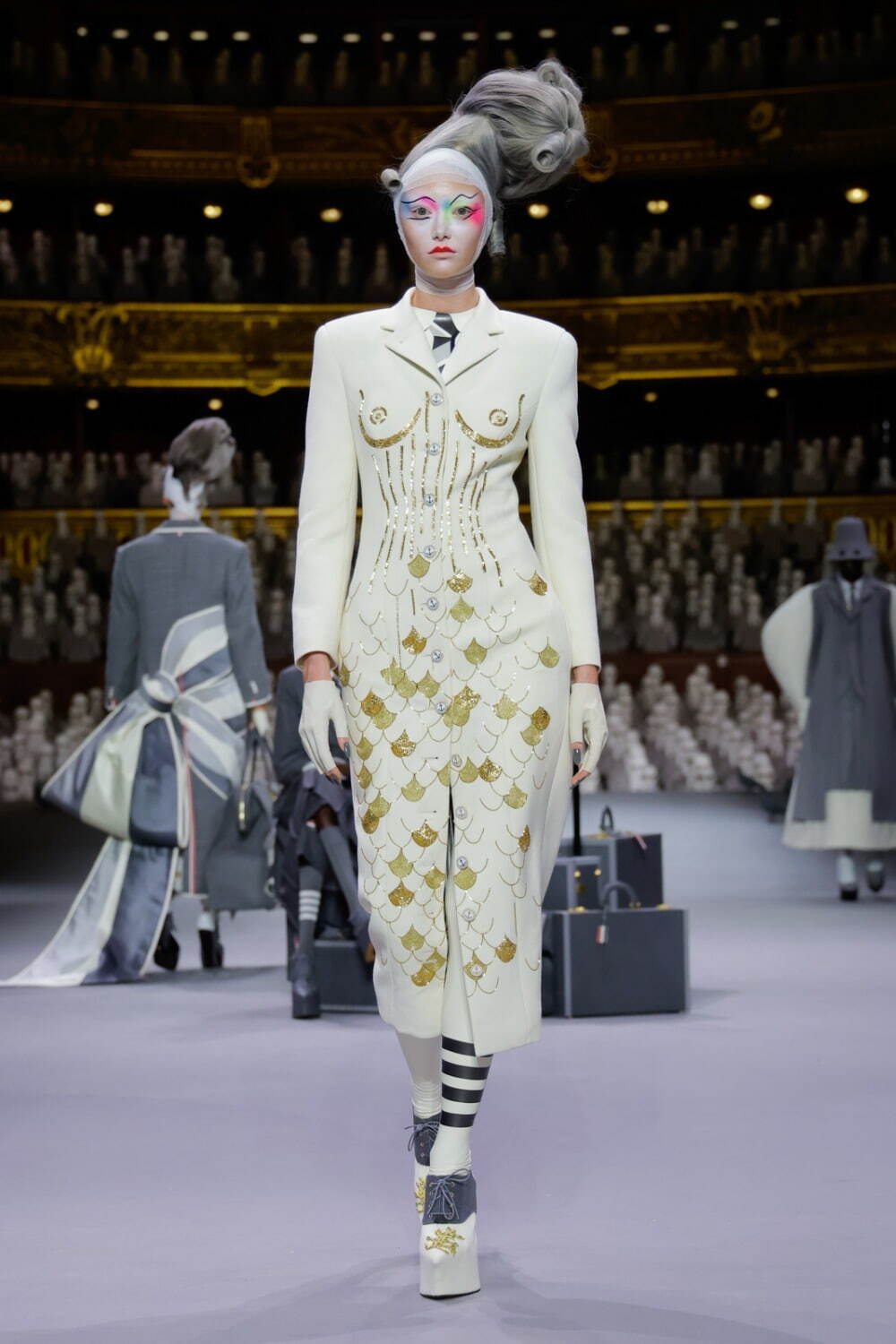 トム ブラウン オートクチュール(THOM BROWNE Haute Couture) 2024年春夏ウィメンズ&メンズコレクション  - 写真49