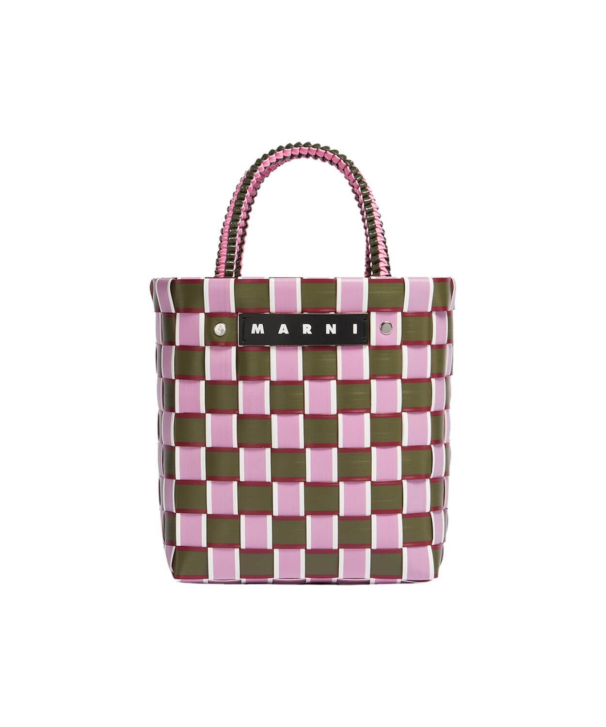 新品タグ付き☆マルニマーケット 花柄 かごバック MARNI マルニ バッグ ピクニック フラワーカフェ トートバッグ