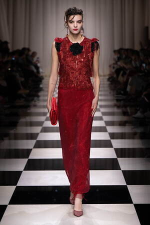 ジョルジオ アルマーニ プリヴェ(GIORGIO ARMANI PRIVÉ) 2023-24年秋冬ウィメンズコレクション  - 写真43