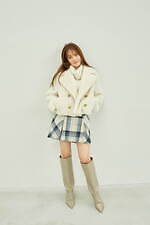 スナイデル23年秋ウェア、“チュールキャミ×ニットドレス”の甘辛コーデやファーベストなど｜写真7