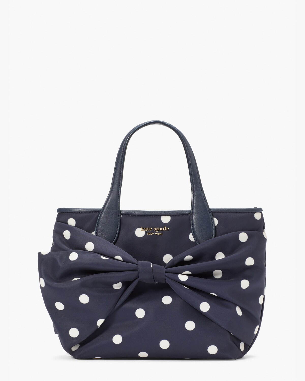 【kate spade new york】ドットリボンハンドバッグ