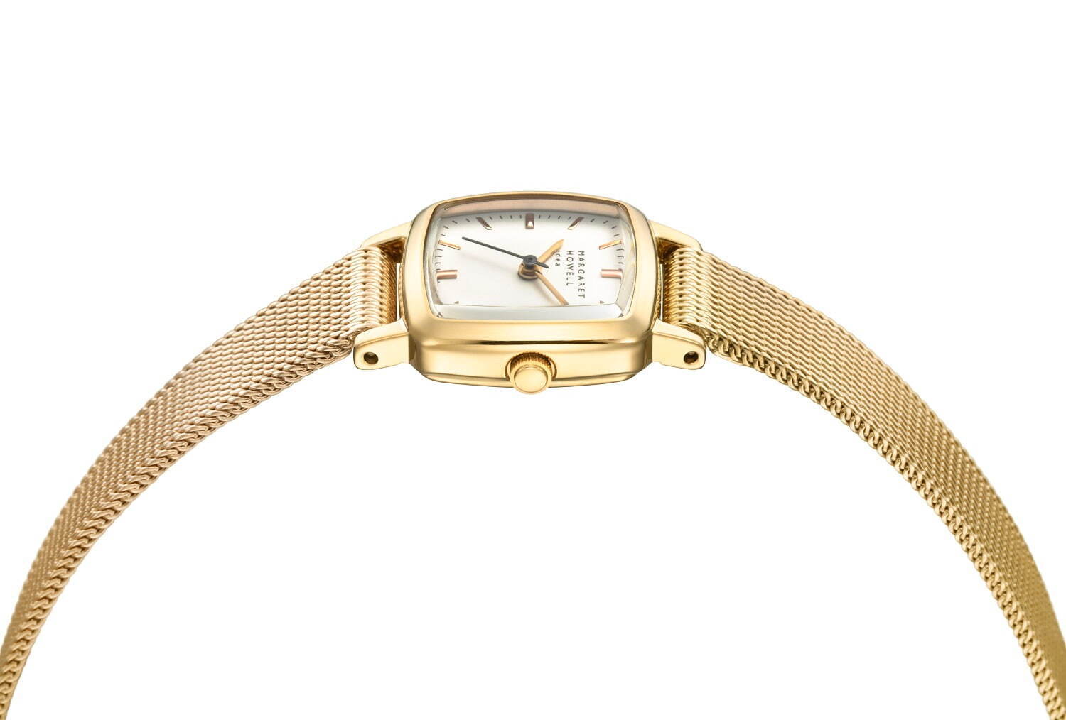 マーガレット・ハウエル アイデアの新作腕時計、スクエアケース