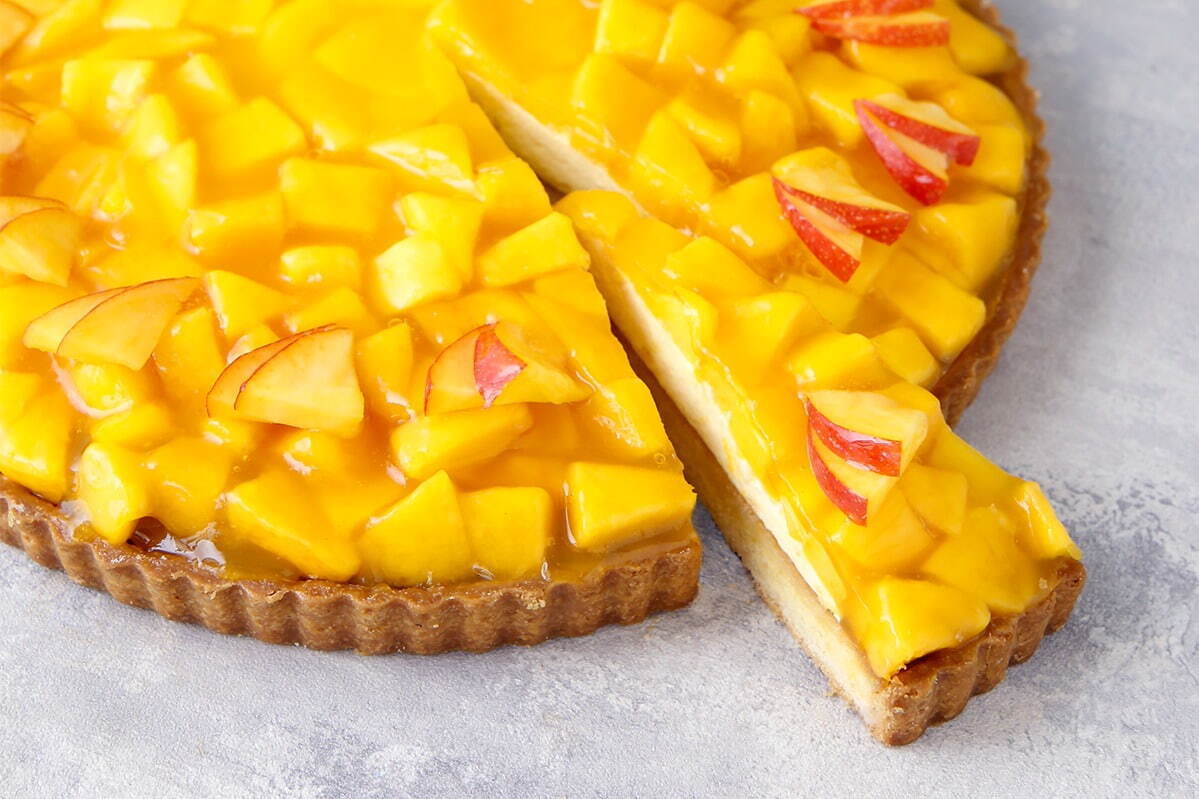 神戸の洋菓子店「パティスリートゥーストゥース」夏スイーツ、マンゴータルト＆レモンのパウンドケーキ｜写真1