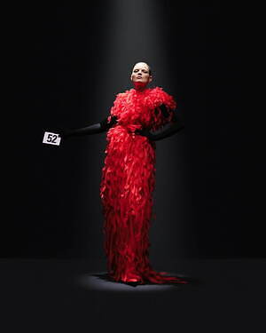 バレンシアガ クチュール(BALENCIAGA Couture ) 2023-24年秋冬ウィメンズ&メンズコレクション  - 写真52