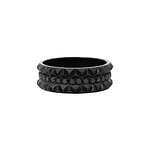 ヨウジヤマモト バイ リーフェ新作ジュエリー、黒い石を連ねたネックレス＆ハヤブサの足バングル｜写真4