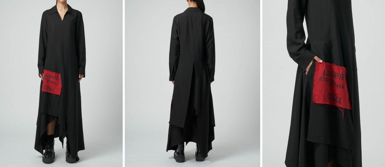 リミ フゥ新作ウェア、パンキッシュなタータンチェックジャケット＆真っ赤なラベルのブラックドレス｜写真9