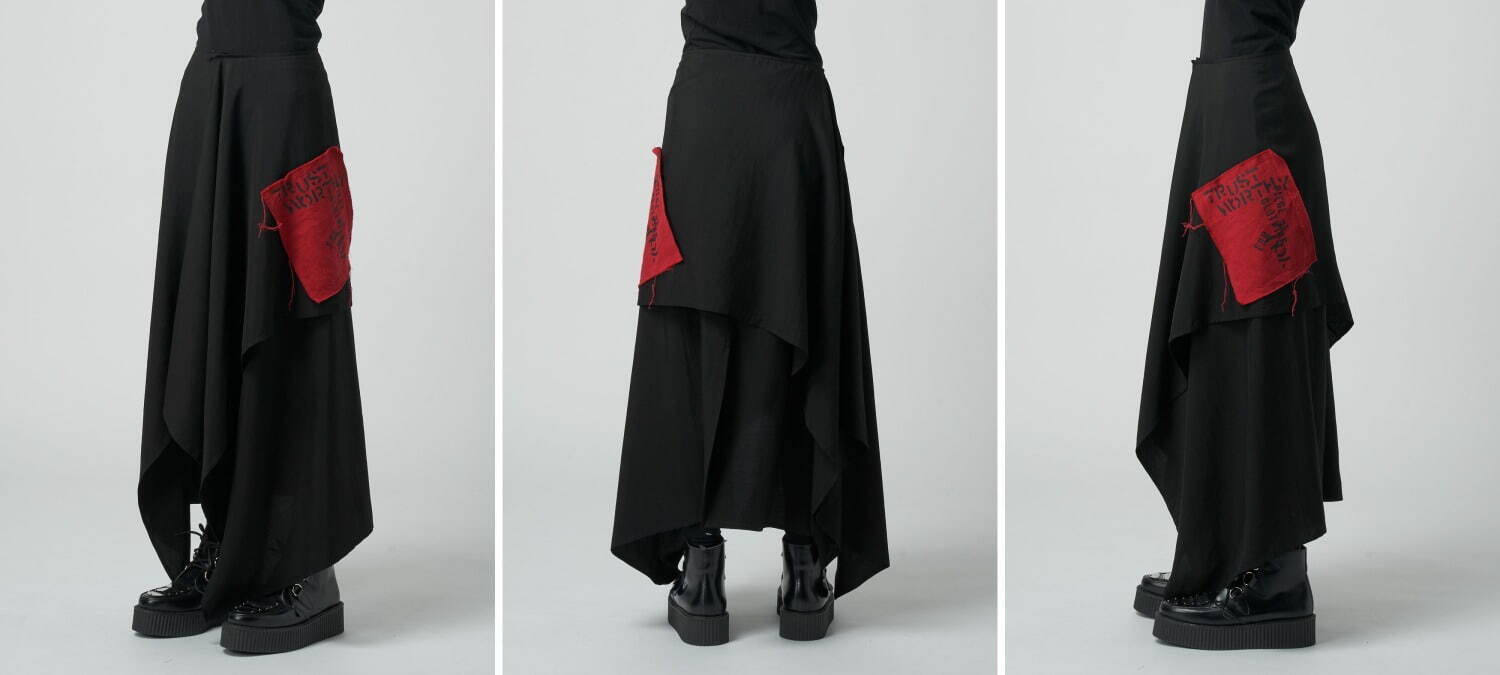 リミ フゥ新作ウェア、パンキッシュなタータンチェックジャケット＆真っ赤なラベルのブラックドレス｜写真10