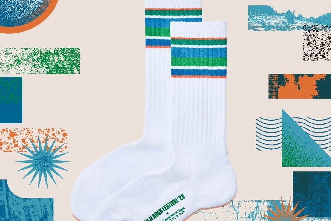 フジロック｜ファミマの「コンビニエンスウェア」×フジロック'23、“会場で使いたい”今治マフラータオルや靴下