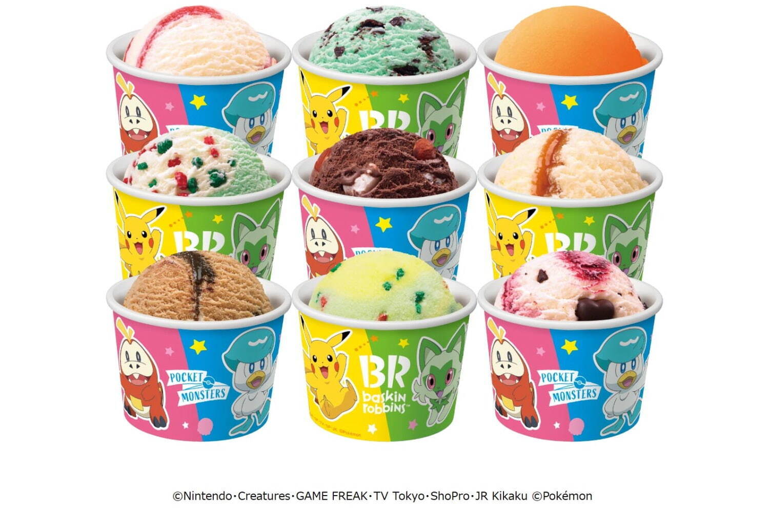 サーティワン アイスクリーム(31 ICE CREAM) ピカチュウとニャオハのぱちぱちアイス｜写真9