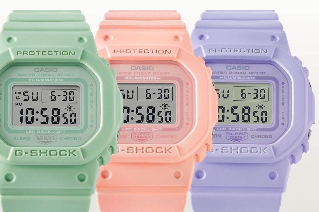 6SDM57 CASIO G-SHOCK デジタル腕時計 グラデーションカラー カシオG-SHOCKの異色シリーズ グラデフェイスがZ世代に響いた