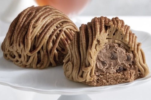 モンブラン｜ゴディバショップ初のチルドケーキ、“ダークチョコ香る”モンブラン＆ふわふわロールケーキ