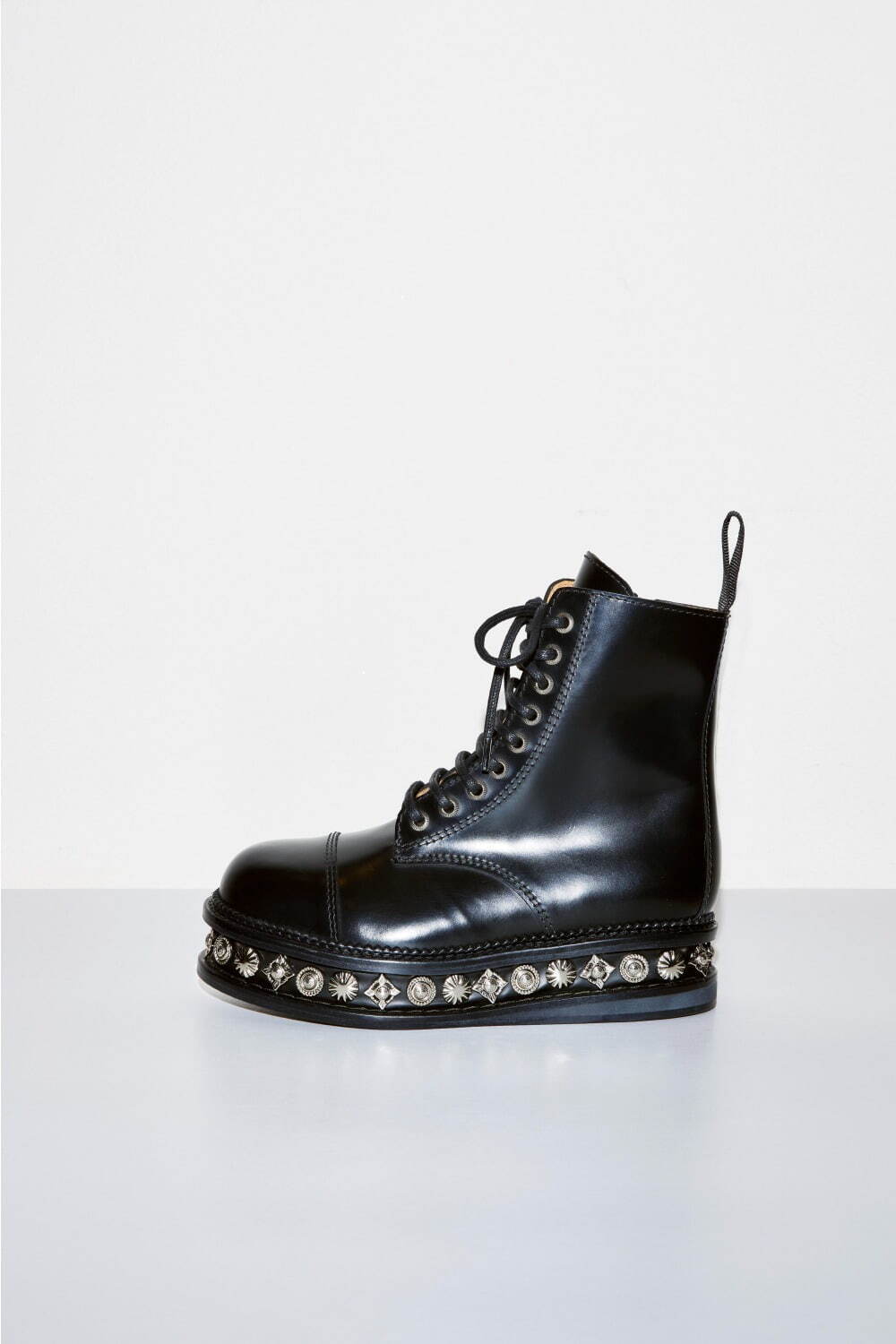 Lace up zip boots 92,000円