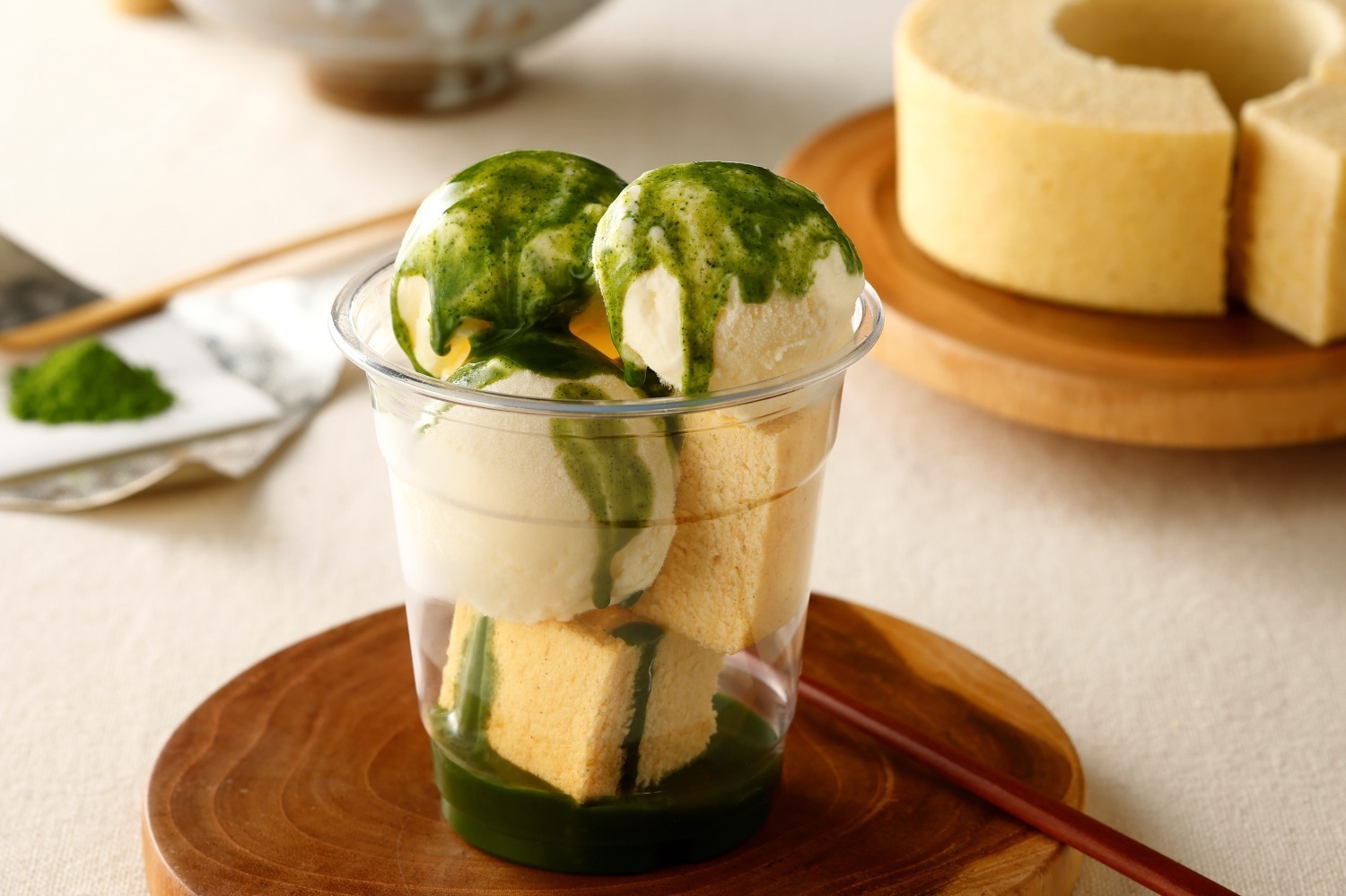 ロンドン発｜新スイーツショップ「きこりけーき」が京都・ねねの道に、バウムクーヘン×ジェラートに抹茶をかけて