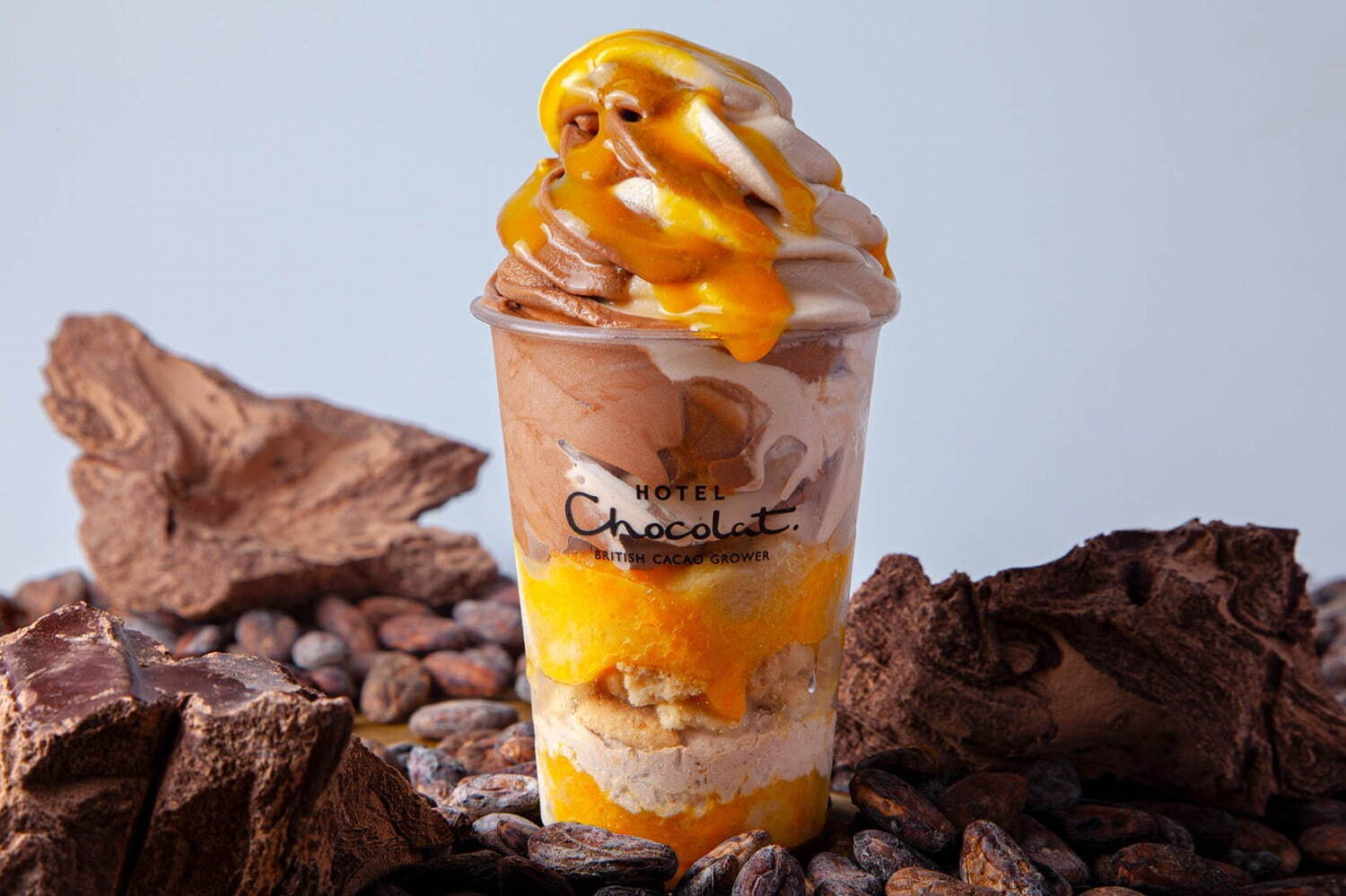 パフェ｜ホテルショコラからトロピカルフルーツ×カカオの夏限定パフェ「セントルシア島のパフェ」