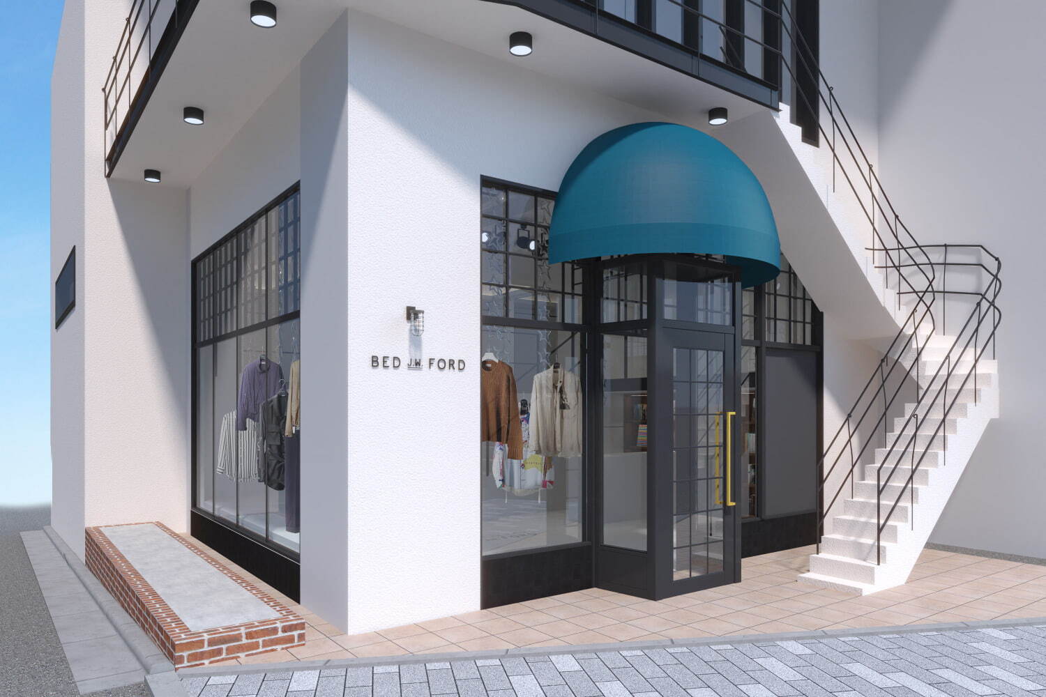 ベッドフォード初の旗艦店が神宮前に、スウェット素材のフレアパンツ＆“スター”キーチェーンなど限定展開｜写真30