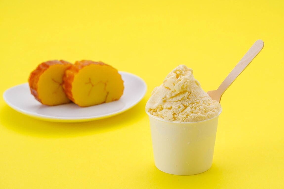 クリームチーズ｜かまぼこ専門店「鈴廣」の伊達巻スイーツ、伊達巻ペースト×濃厚バナナのスムージーやジェラート