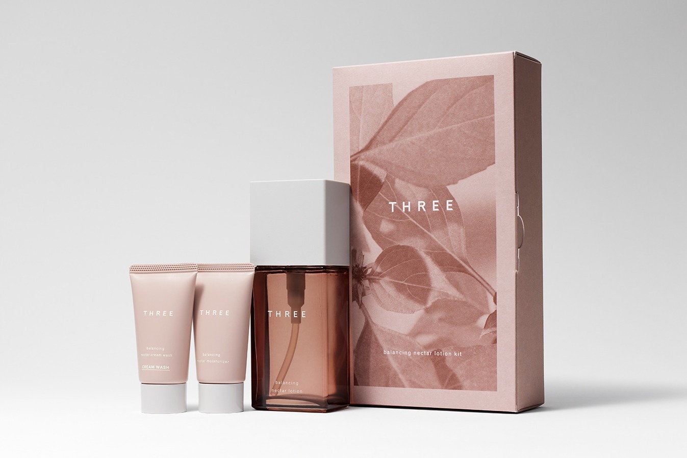 乳液｜THREE23年秋スキンケア、「バランシング」ラインの化粧水“現品”&洗顔料・乳液の限定キット2種